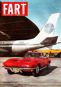 Copertina della rivista automobilistica 
svedese FART