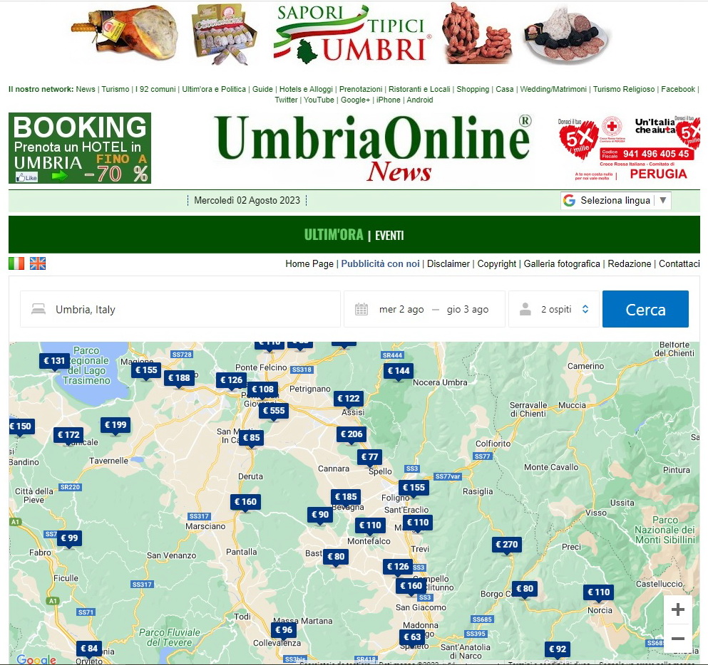 Notizie e novità sull'Umbria