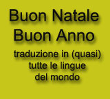 Buon Natale e4 Buon Anno in tutte le lingue del mondo